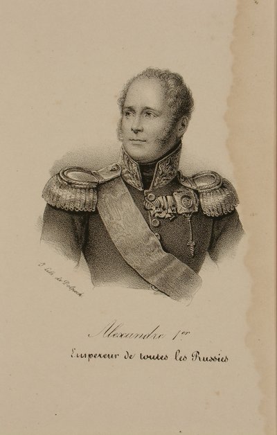 Ritratto di Alessandro I (1777-1825) da Francois Seraphin Delpech